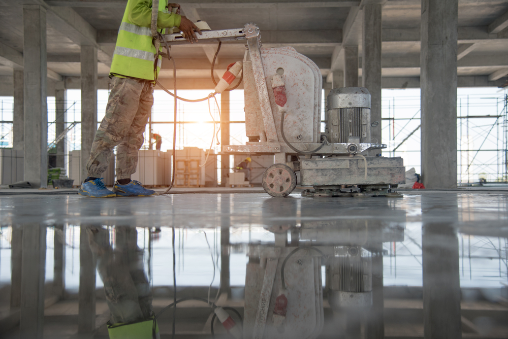 How Much Concrete Is Removed From Polished Concrete Floor?